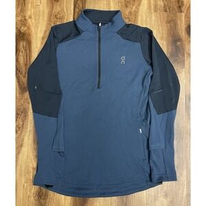 On Cloud Climate Shirt Running Performance 1/4 Zip Pullover Sweater Women's S